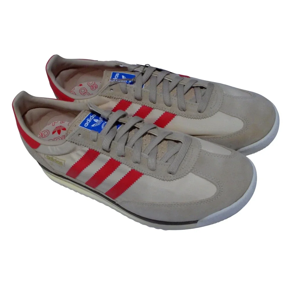 Adidas Originals SL 72 RS Wonder White Better Scarlet Mens‎ Sneakers JS0749